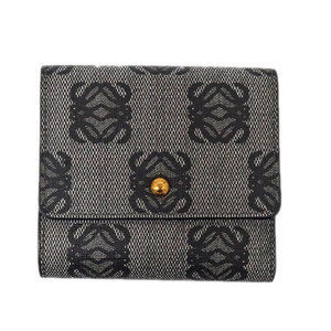 Loewe Black Wallet Anagram